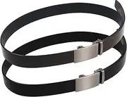 [Healeved] 2pcs Retro Automatic Buckle Belt