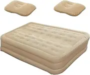 Blow Up Air Mattrss- Inflatable Air Bed, Camping Mattress with Pump | Foldable Air Mattres for Home Use, Twin Size Blow-Up Bed for Travel, for Easy Storage and Comfort