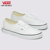 在飛比找momo購物網優惠-【VANS 官方旗艦】Authentic 男女款白色夜光滑板