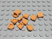 New LEGO Lot of 12 Nougat 1x1 Half Circle Tile Pieces