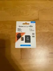 TeamGroup 16 GB micro SD card + adapter