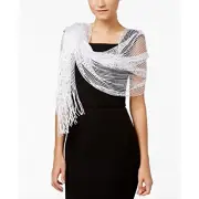MSRP $33 INC International Concepts Lurex Metallic Net Wrap One Size