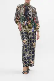 BIAS CUT DRAWSTRING PANT PALACIO POETRY
