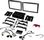 Scosche GM0516DDCS Double DIN Radio Install Dash Kit Compatible with Select 2004-21 Buick, Chevrolet, GMC, Hummer, Pontiac, Saturn and Suzuki Vehicles - Complete Car Stereo Installation Interface Kit