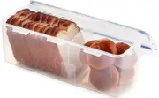Easy Essentials Food Storage lids/Airtight containers BPA Free Bread Box-21.1 Cup Clear