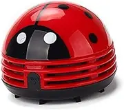 zswell Ladybug Vacuum Cleaner - Mini Vacuum Cleaner Portable Corner Desk Vacuum Cleaner Mini Cute Vacuum Cleaner Dust Sweeper 1Pcs