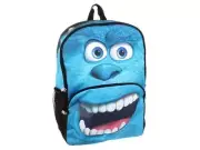 Disney Pixar Monsters U University Sulley Backpack + Bonus Mike Wallet New