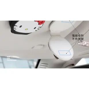 Hello Kitty 磁吸式遮陽板眼鏡夾 收納 多功能創意眼鏡盒 車用墨鏡夾架車用品車用眼鏡夾