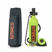[EU Direct] SMACO S400 Pro 1L Mini Scuba Tank Diving Oxygen Cylinder Underwater Exploration Emergency Rescue Professiona