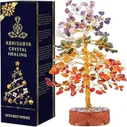 Chakra Tree, Home Decor, Gemstone Crystal Tree, Artificial Tree, Decor for House, Crystal Tree, Healing Crystals, Gifts for Women, Wellness Products, Aesthetic