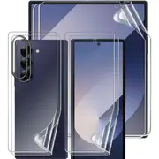 2Sets Screen Protector for Samsung Galaxy Z Fold 6, Inside TPU Hydrogel Film + Front/Back Screen Protector For Galaxy Z Fold 6