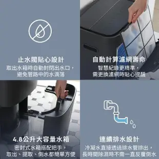 【Electrolux 伊萊克斯】16L 極適家居700清淨除濕機 除濕適用空間20坪(ED1671DC/ED1671WC 兩色任選)