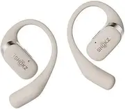 Shokz OpenFit Open-Ear True Wireless Bluetooth Headphones with Mic, Beige