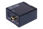 Dynalink Digital Audio To Stereo Audio Converter Toslink Coaxial to Stereo RCA