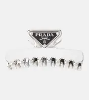 [Prada] Prada Logo hair clip One Size silver