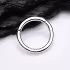 14 Karat White Gold Seamless Clicker Hoop Ring