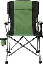 Foldable Folding Chair with Pocket Carrying Storage Bag Cup Holder Packable Portable for Camping Fishing Indoor Use Grey