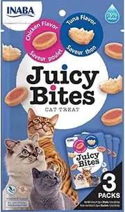 INABA Juicy Bites Tuna and Chicken Flavor, 33.9 Grams