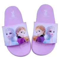 在飛比找博客來優惠-台灣製冰雪奇緣拖鞋-紫色 (F080-1) 女童鞋 拖鞋 室