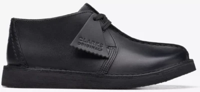 Clarks Desert Trek Black Leather - 26168132 - KIDS / JUNIORS