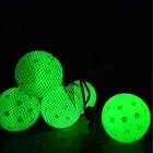 Green Light LED Light Up Pickleball Glow in The Dark Pickleball Balls Women