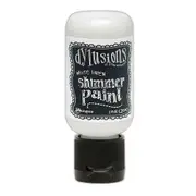 Dylusions White Linen Shimmer Paint