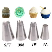 4Pcs Large Icing Piping Nozzles Russian Pastry Tips Baking Tool Cake Deco.h3