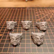 1/12 Head Sculpt Angry Wolverine Logan Comic Style