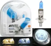 Nokya 7000K White H1 Nok7417 55W Two Bulbs Head Light High Beam Replacement OE