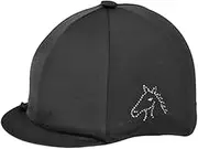 Capz Diamondz Horse Head Lycra Cap Cover (UK Size: One Size) (Black)