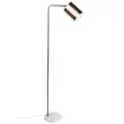 Cafe Lighting & Living Snapper Floor Lamp (Gold/Marble) - 25.4cm x 36cm x 156.8c
