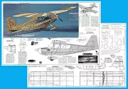 Sterling Model Airplane Plans (UC-FF-RC): Citabria 33½" 1/12 Scale RP or .020