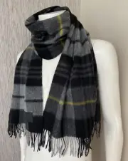PAUL SMITH LAMBSWOOL TARTAN PLAID SCARF MADE IN SCOTLAND RETAIL €145 BNWT