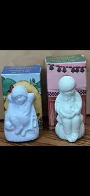 Avon Nursery Rhyme Soap Little Jack Horner And Little Boy Blue W/Boxes Vintage