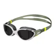 Speedo Women's Biofuse 2.0 Polarised Swimming Goggles - Country Green/ Hyper Yel