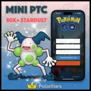 Pokémon Go - Shiny Mr. Mime Kanto - Mini PTC 80K Stardust✨Read Description✨