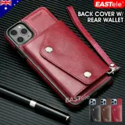 For iPhone 14 13 12 11 Pro MAX XS XR Luxury Leather Wallet Shockproof Case Cover