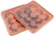 WRITWAA 2 Sets Curled Eyelashes Eye Lashes False Lashes Under Lash Extensions Lashes Natural Look Thick Lash Clusters Fake Eyelash Fluffy Eyelashes Eyelash Strips Imitation Black
