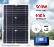 500W Portable Solar Panel Waterproof USB Port Solar Power Solar Outdoor Camping