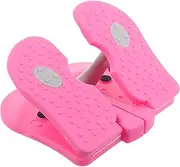 Portable Stepper Fitness Tool Mini Home Exercise Equipment for Leg Strength Sturdy Non-Slip Pink