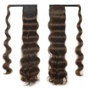 Long Curly Tie-on Ponytail Wig - Fluffy