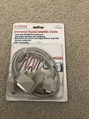 Interex Universal Serial Interlink Cable - 6 ft, NEW