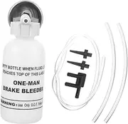 1Set Brake Bleeder Kit Car Brake Fluid Flush Tool with Bottle and Tube Automotive Brake Bleeding Device for Efficient Brake System Maintenance
