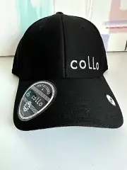 New Men's Pukka Collo Black Golf Hat FlexFit L/XL UV SPF 50 NWT Eco