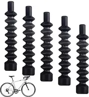 Black Brake Cable Protective Sleeve - Dust Proof Shock Absorption Bike Brake Noodle Cable,Waterproof Bicycles Components & Parts for Young, Professionals, Beginners