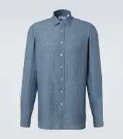 [Lardini] Lardini Linen shirt UK 14,5 blue