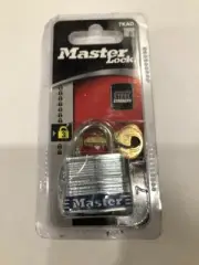 Master Lock 1-1/8 in. Steel Padlock Security Level 3 (7KAD) - Includes 2 Keys