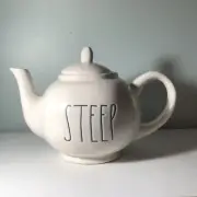 RAE DUNN "STEEP" TEAPOT NEW