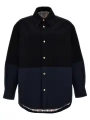 [Thom Browne] Thom Browne-Combo Snap Camicie Blu-Uomo 0 Blue