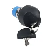 Ignition Switch Lock with Keys Mobility Scooter Spare Start on/Off Ignition Switch for Motorcycle Electric Bike Photo Color